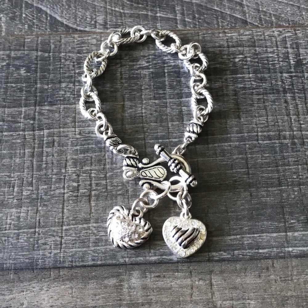 Premier Designs Two Hearts Bracelet